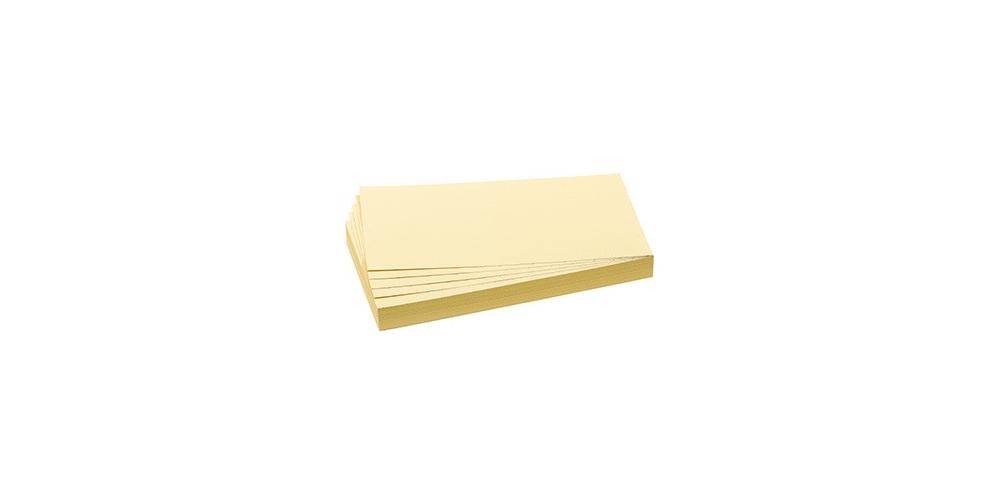 FRANKEN Moderationskarte 20,5 x 9,5 cm (B x H) 130g/m² Altpapier 100