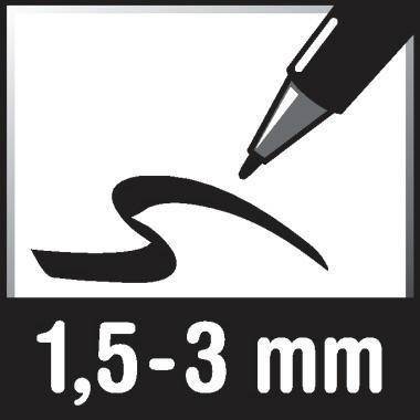 edding Permanentmarker 21 EcoLine 1,5-3mm farbig sortiert 4 St./Pack.