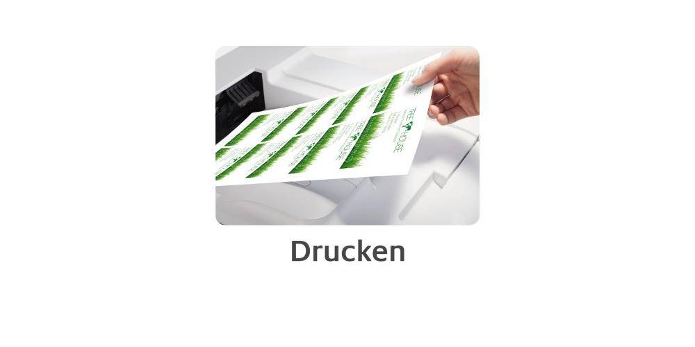 AVERY Zweckform Visitenkarte Superior DIN A4 200g/m wei 25 Bl./Pack.