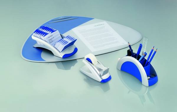 DURABLE Adresskartei Telindex desk silbergrau, für 500 Adress,- Telefonkarten