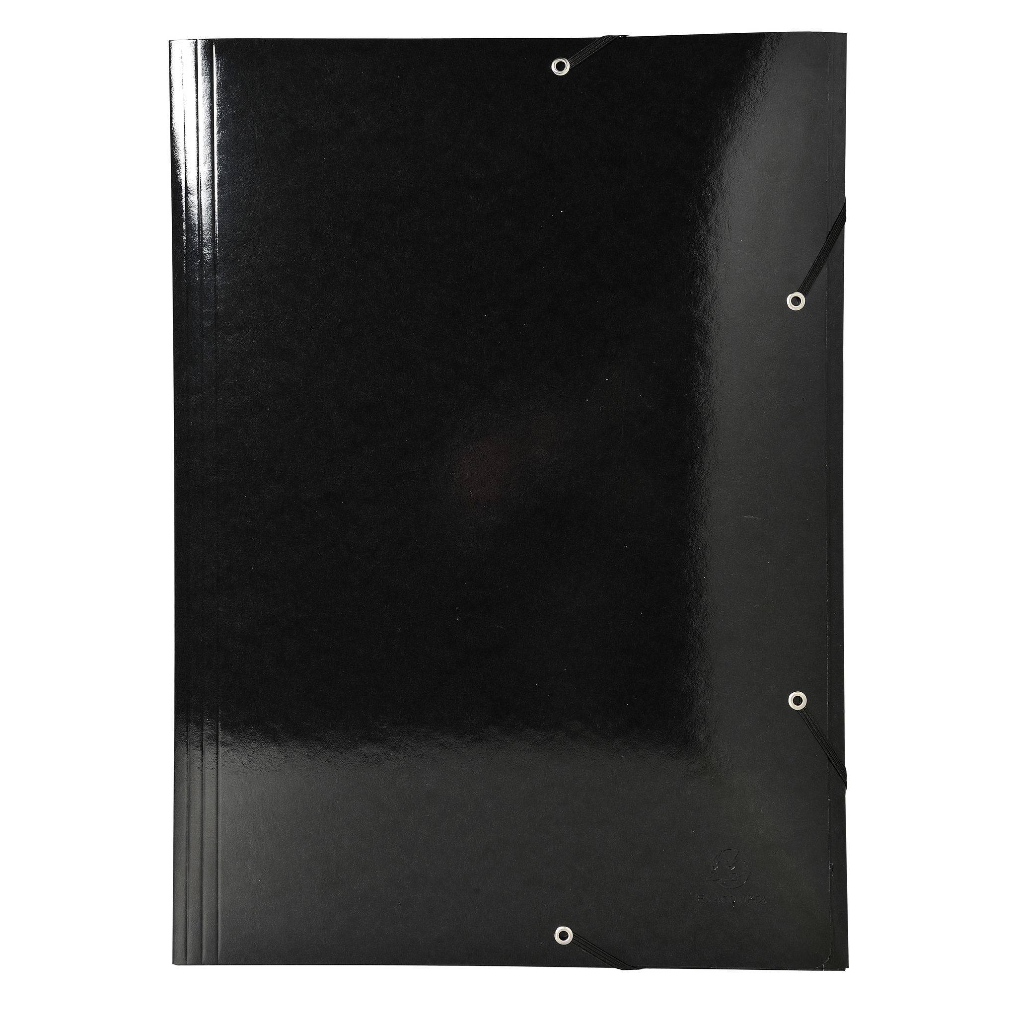 Exacompta 10x Sammelmappe +3 Klappen Gummizug MAXI Karton für A3 sortiert 59829E