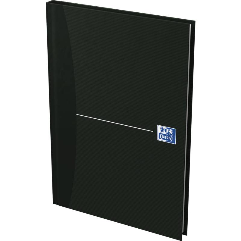 Oxford Notizbuch "Smart Black" - gebunden, DIN A5, kariert
