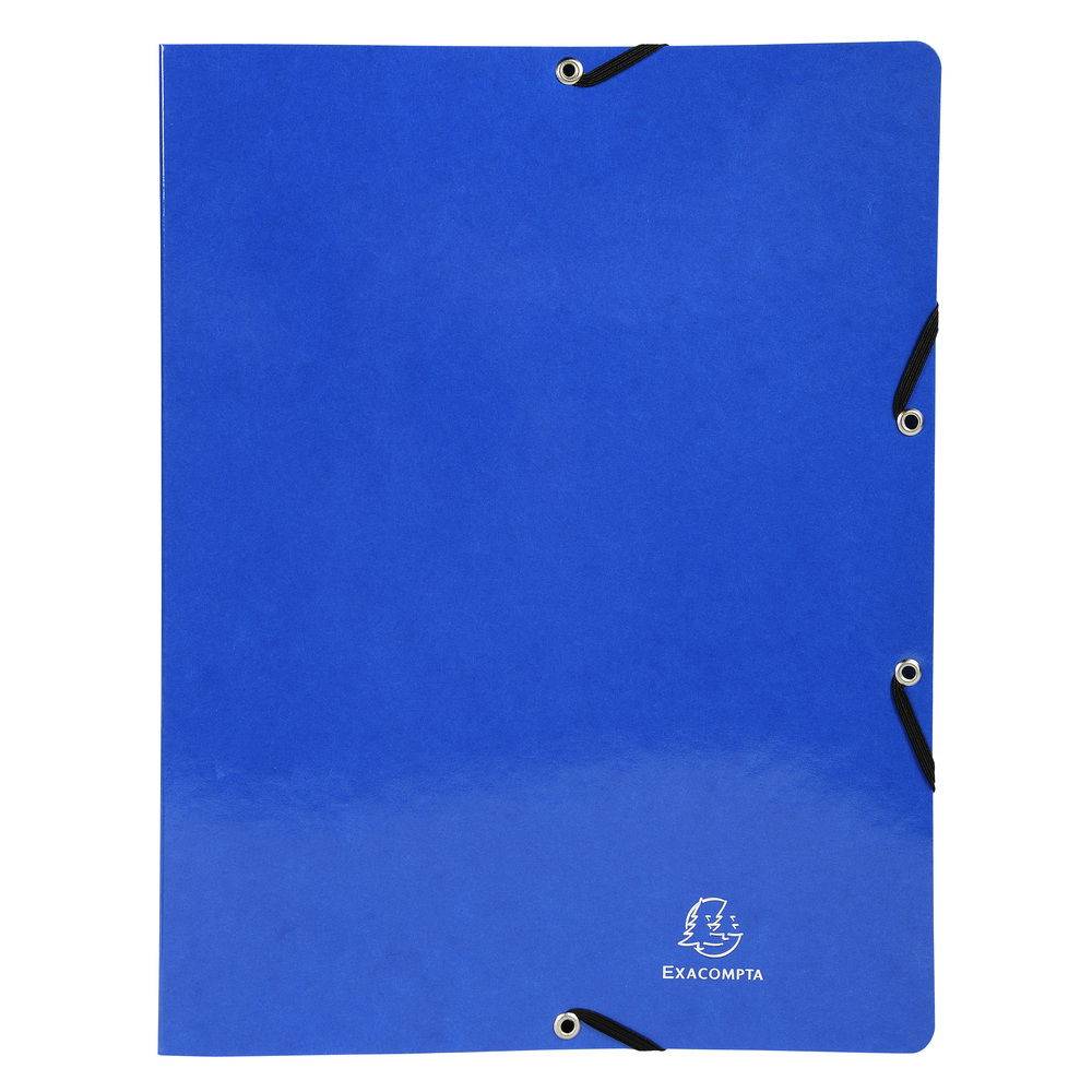 Exacompta 20x Ringhefter Gummizug Karton 2Ring Rücken 20mm A4 sortiert 54829E