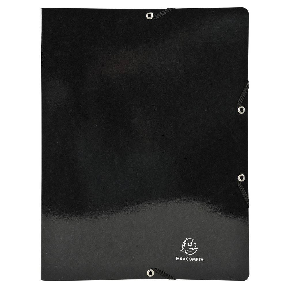 Exacompta 20x Ringhefter +Gummizug 4Ring 15mm Rücken 20mm A4 sortiert 51829E