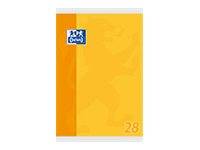 OXFORD Briefblock Schule gelocht DIN A4 kariert Lineatur 28, 1 Block