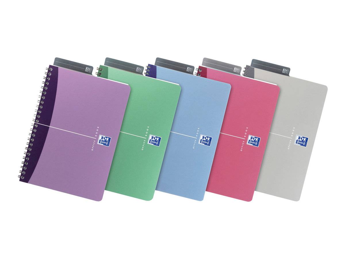 Oxford Spiralbuch Urban Mix A5 liniert 7 mm