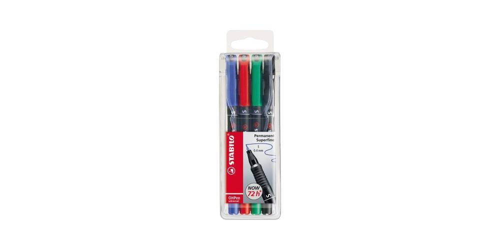 STABILO Folienstift ® OHPen universal 0,4mm farbig sortiert nicht