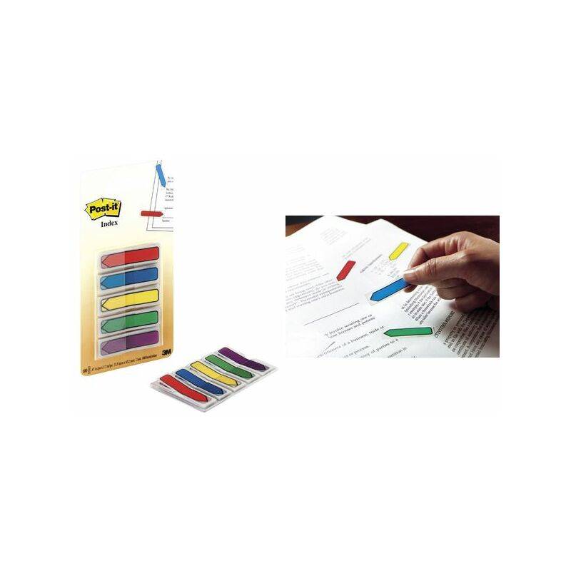 Post-it Haftmarker Index Pfeile, 11,9 x 43,2 mm, 5-farbig