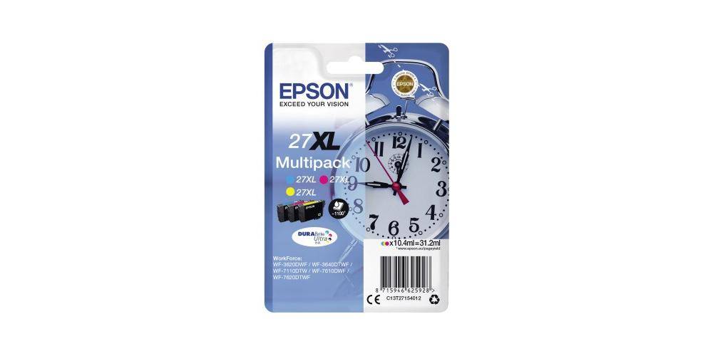 EPSON Tintenpatrone Originalzubehör 27XL ca. 3 x 1.100 Seiten