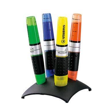 STABILO Textmarker ® LUMINATOR® 2-5mm farbig sortiert Keilspitze 4