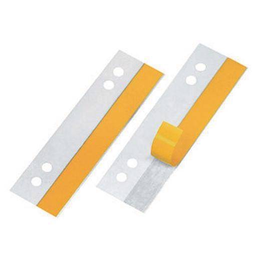 VELOFLEX Heftstreifen HEFTFIX® 3 x 10,5 cm (B x H) Hartfolie glasklar