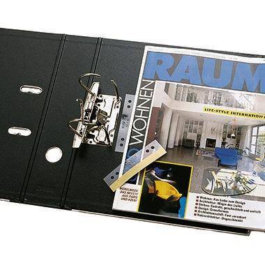 VELOFLEX Heftstreifen HEFTFIX® 3 x 10,5 cm (B x H) Hartfolie glasklar