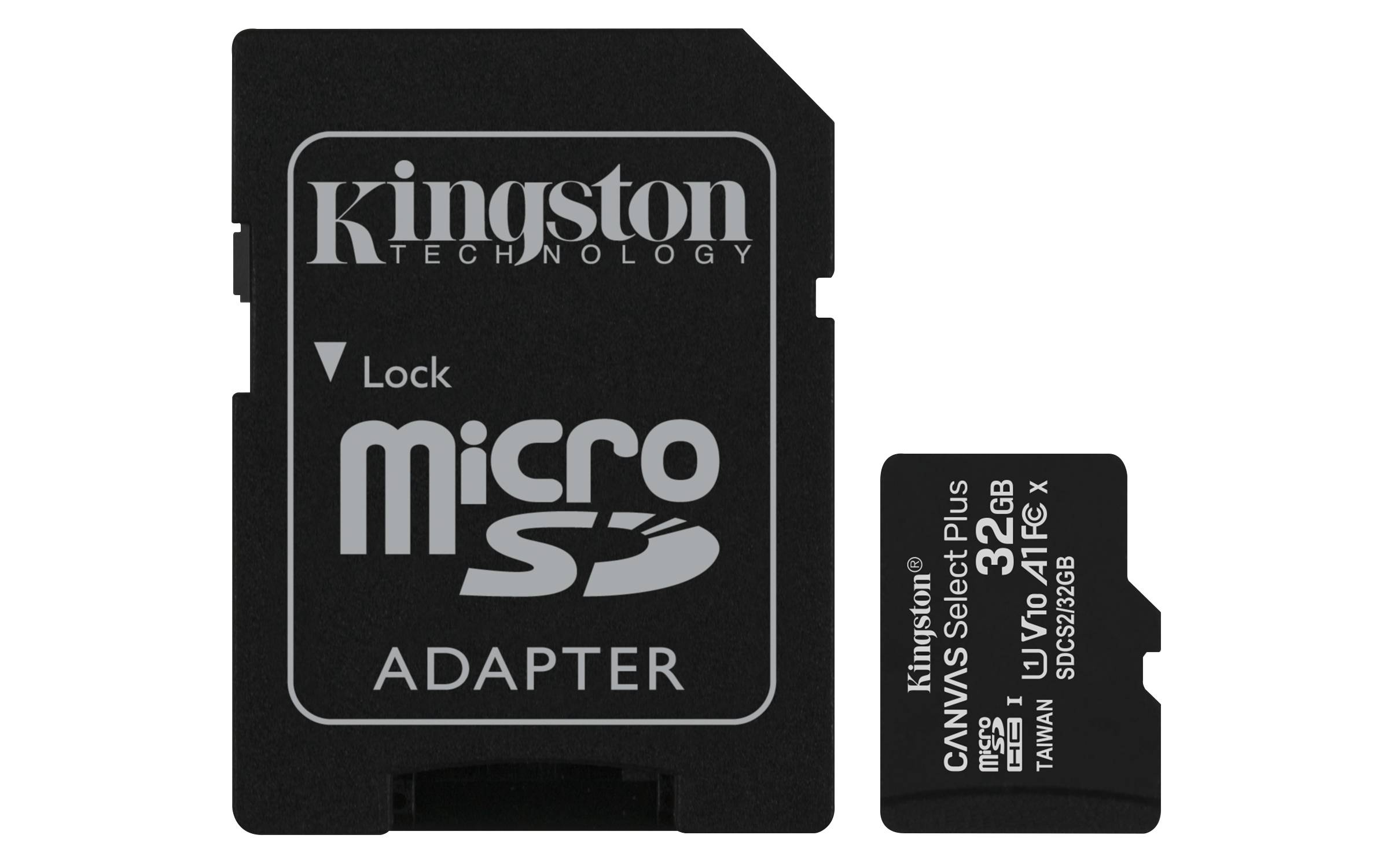 Kingston Canvas Select Plus - Flash-Speicherkarte (microSDHC/SD-Adapter inbegriffen)
