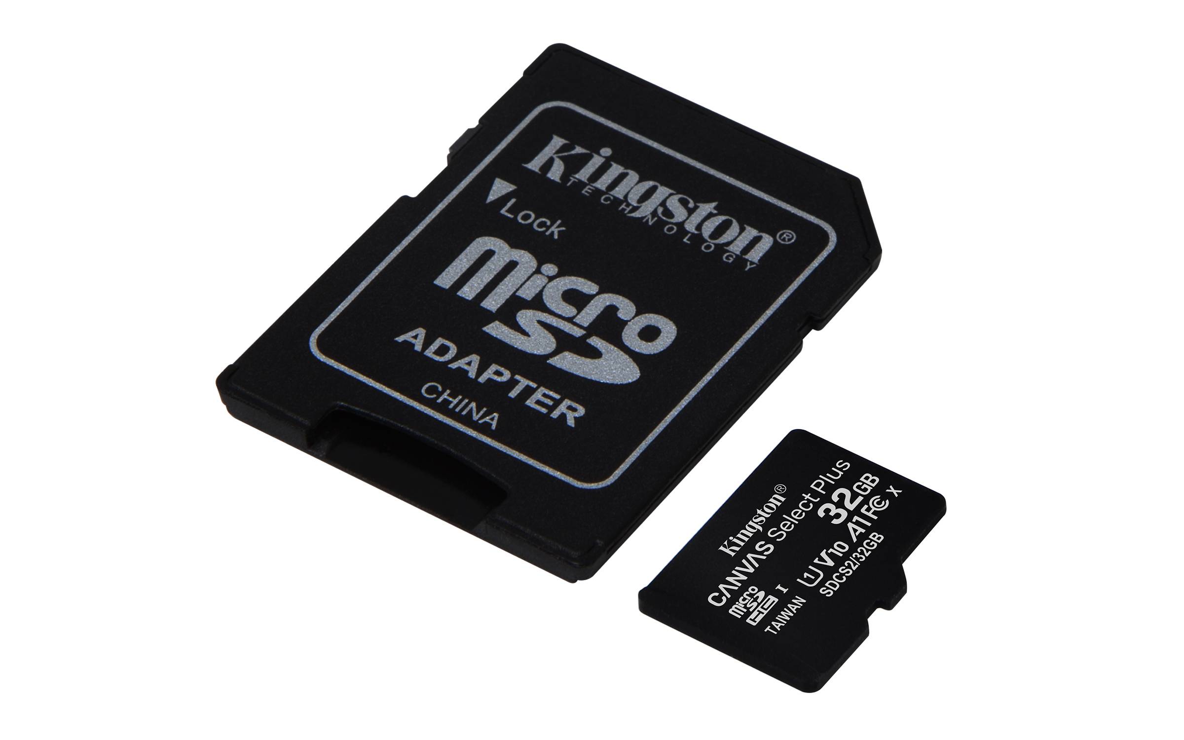 Kingston Canvas Select Plus - Flash-Speicherkarte (microSDHC/SD-Adapter inbegriffen)