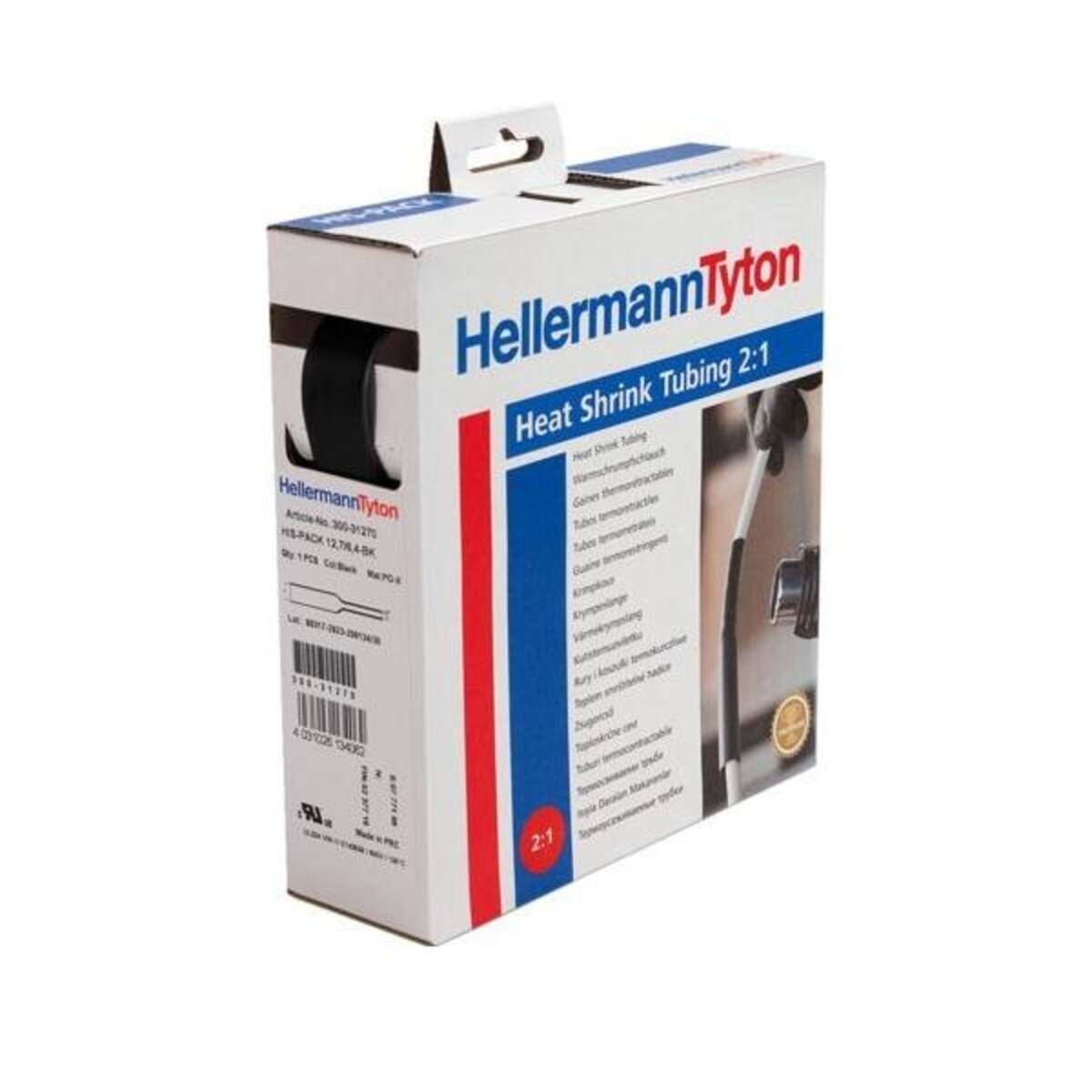 HellermannTyton Schrumpfschlauch HISPACK2.4/1.2POXBK