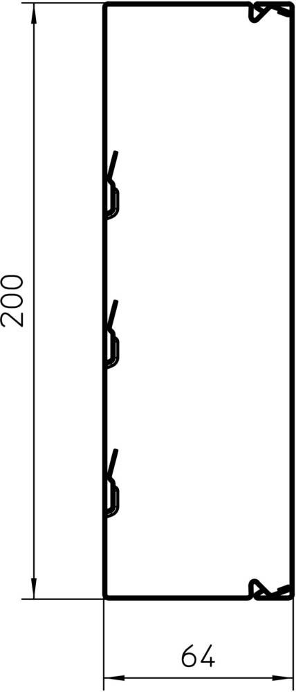 OBO Bettermann Leitungsführungskanal LKM60200RW