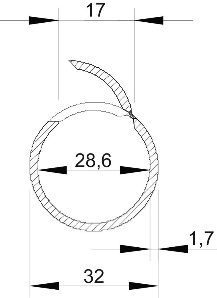 OBO Bettermann Quick-Pipe 2953 M32 RW