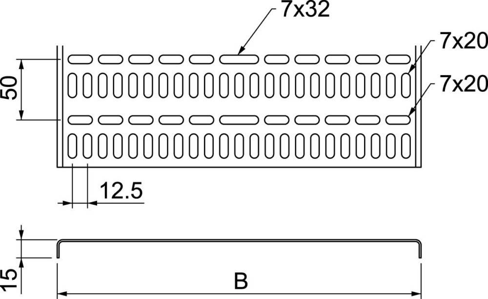 OBO Bettermann Kabelrinne Marinenorm MKR 15 300 FT
