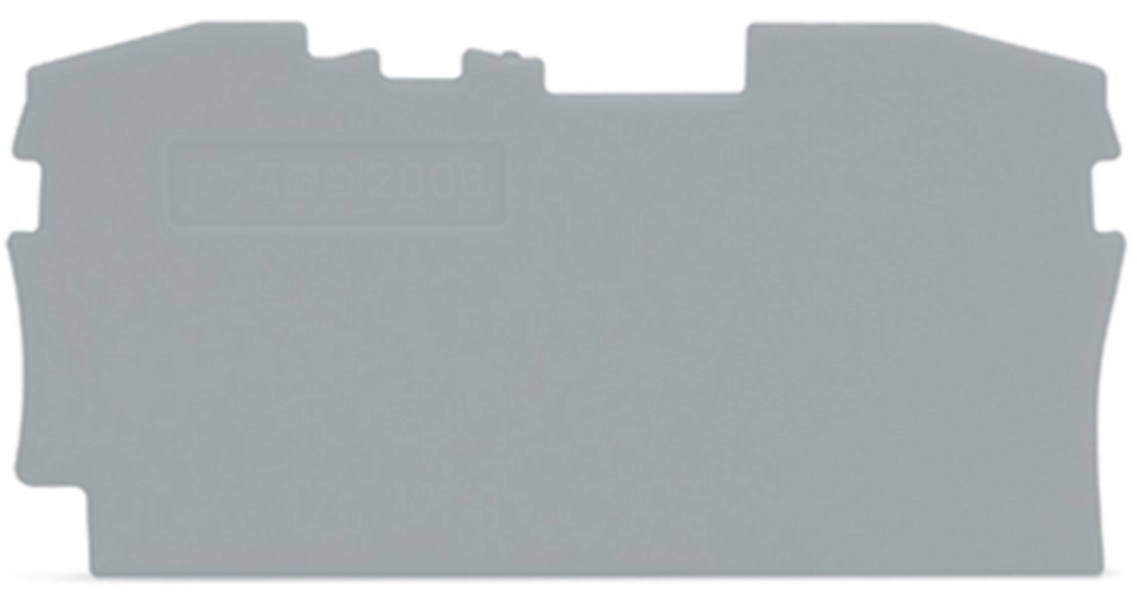 WAGO GmbH & Co. KG Abschluss-u.Zwischenplatte 2006-1291