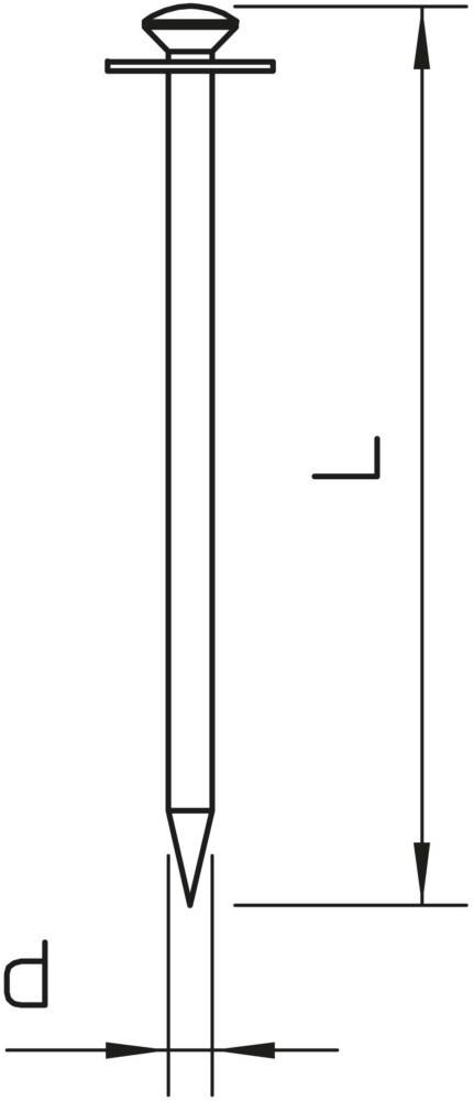 OBO Bettermann IMPU-Stahlnadel 500 18