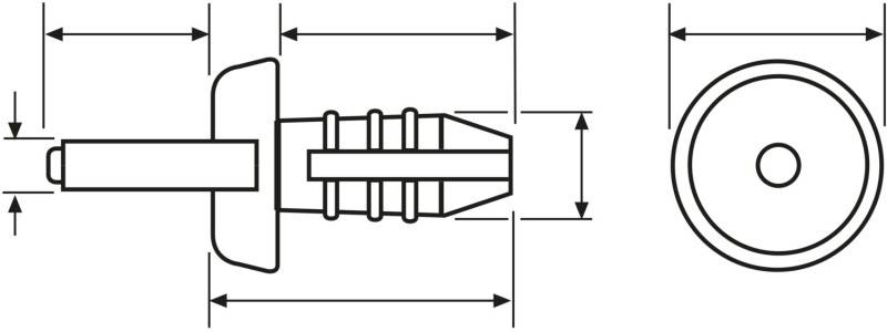 HellermannTyton Spreizniet HTWD-R6