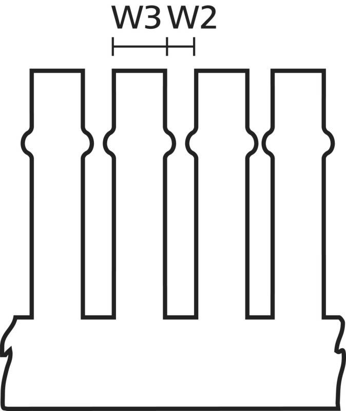 HellermannTyton Verdrahtungskanal HTWD-PN-40X80