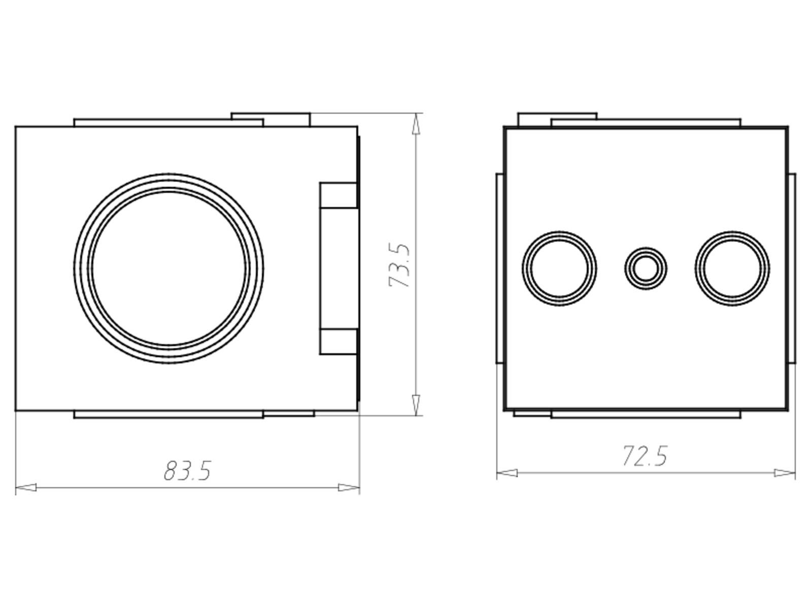 Kaiser Geräte-Verbindungsdose 1264-60