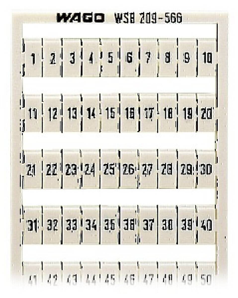 WAGO GmbH & Co. KG WSB-Bezeichnungssystem 209-566