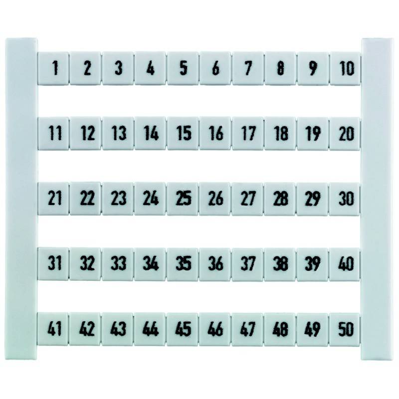 Weidmüller Klemmenmarkierer DEK 6 FW 1-50