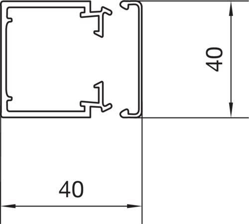 Tehalit Leitungsführungskanal LF 400400 gr