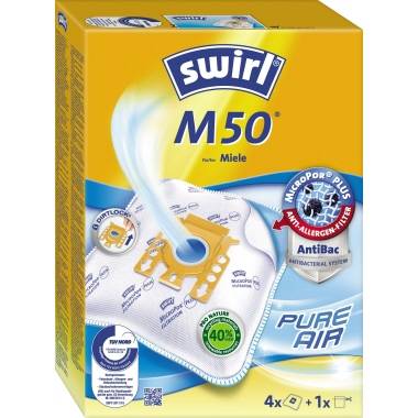 Swirl Staubsaugerbeutel M50 MicroPor Plus 4 St./Pack.