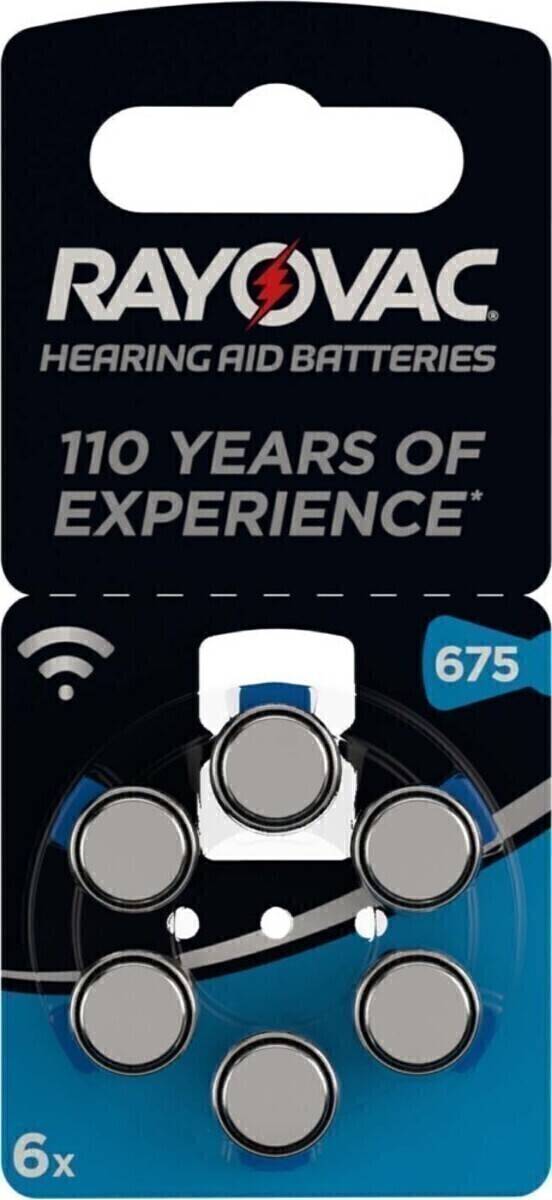 Varta Cons.Varta Hörgerätebatterie Rayovac 675 Bli.6
