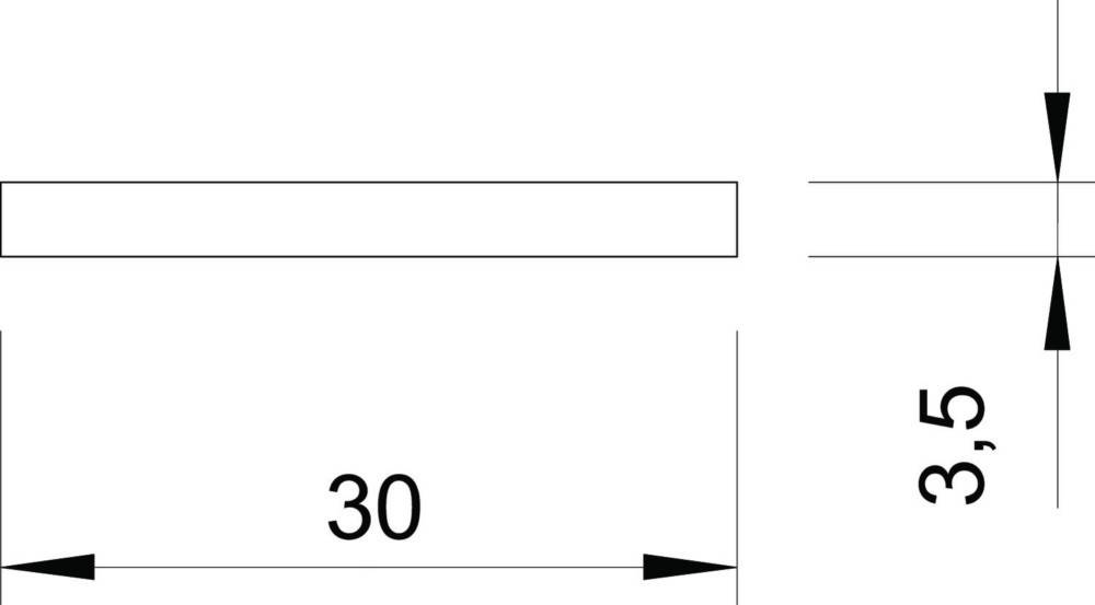 OBO Bettermann Bandstahl 5052 DIN 30X3.5/25kg
