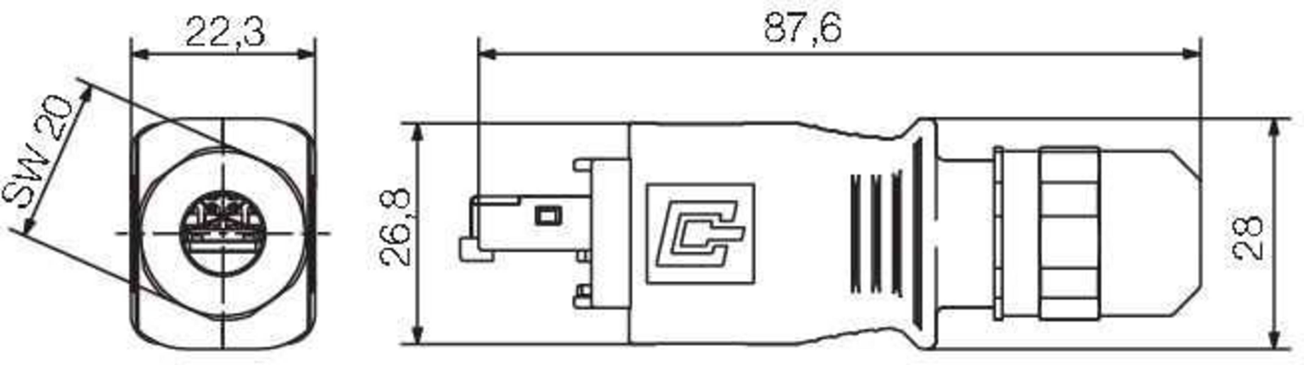 Weidmüller Kommunikationskomponente IE-PS-V14M-RJ45-FH-P