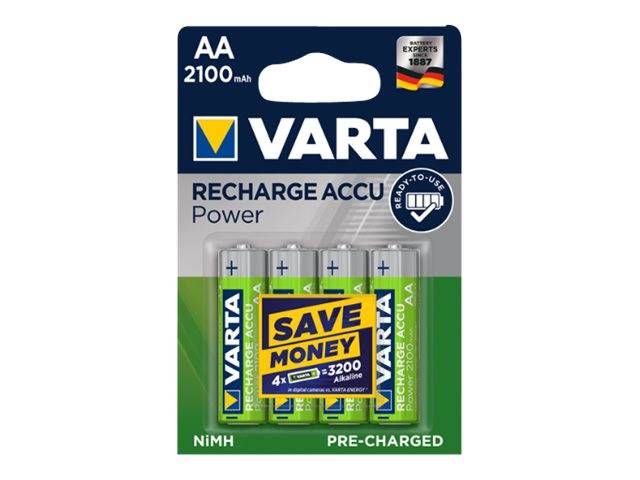 Varta - Batterie 4 x AA / HR6 - NiMH - (wiederaufladbar)
