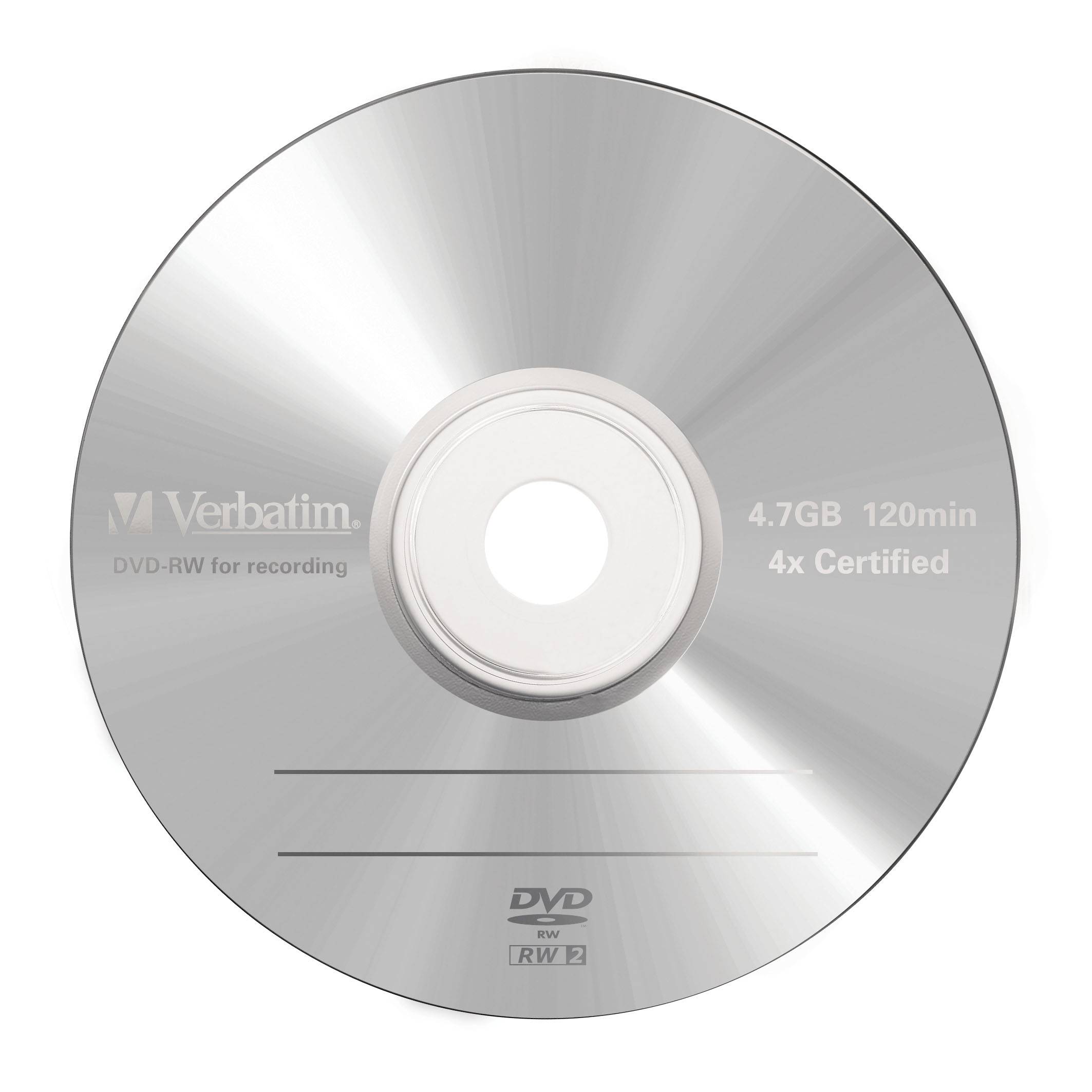 Verbatim DataLifePlus - 5 x DVD-RW - 4.7 GB 4x - Jewel Case (Schachtel)