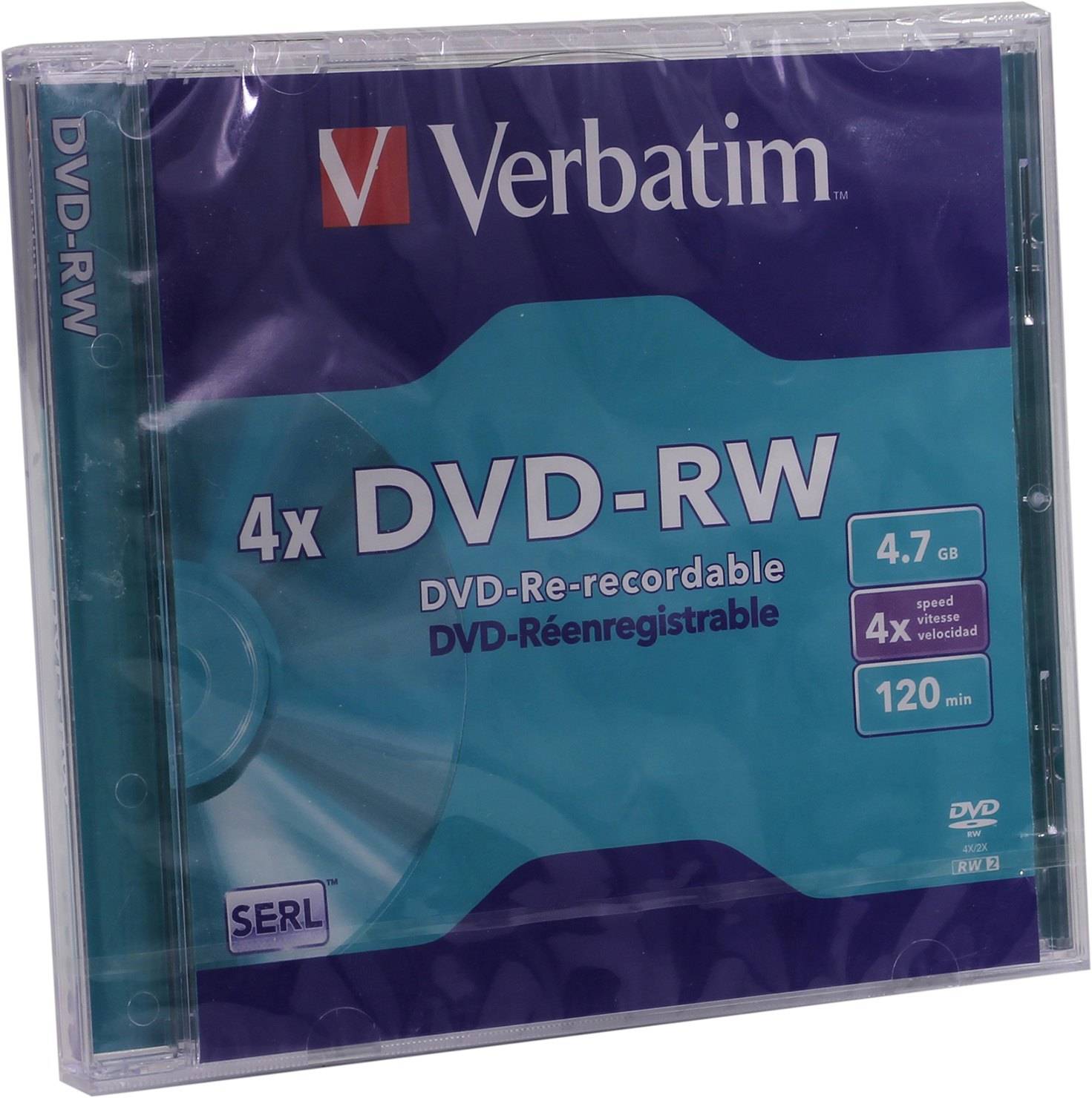 Verbatim DataLifePlus - 5 x DVD-RW - 4.7 GB 4x - Jewel Case (Schachtel)