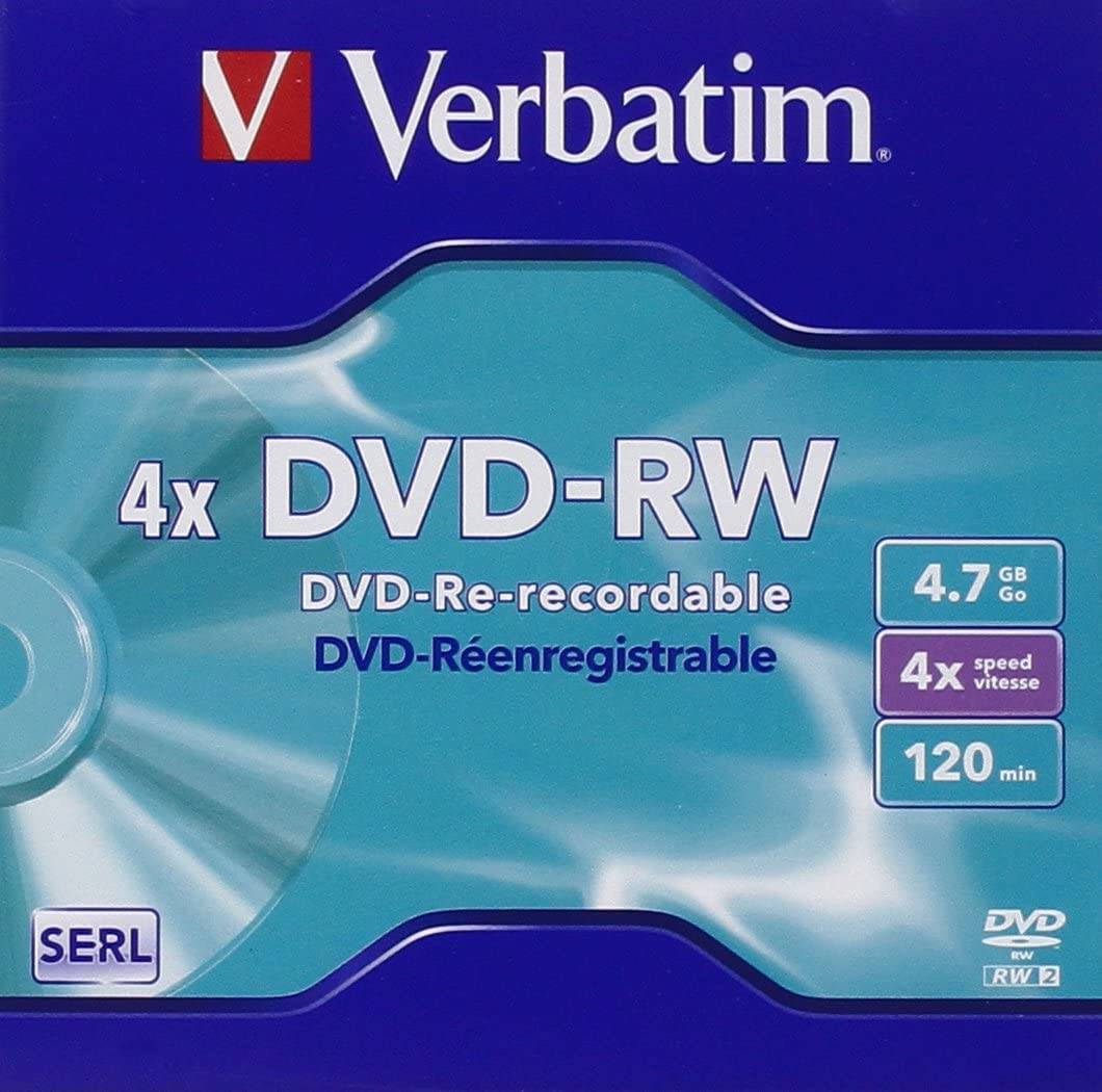 Verbatim DataLifePlus - 5 x DVD-RW - 4.7 GB 4x - Jewel Case (Schachtel)