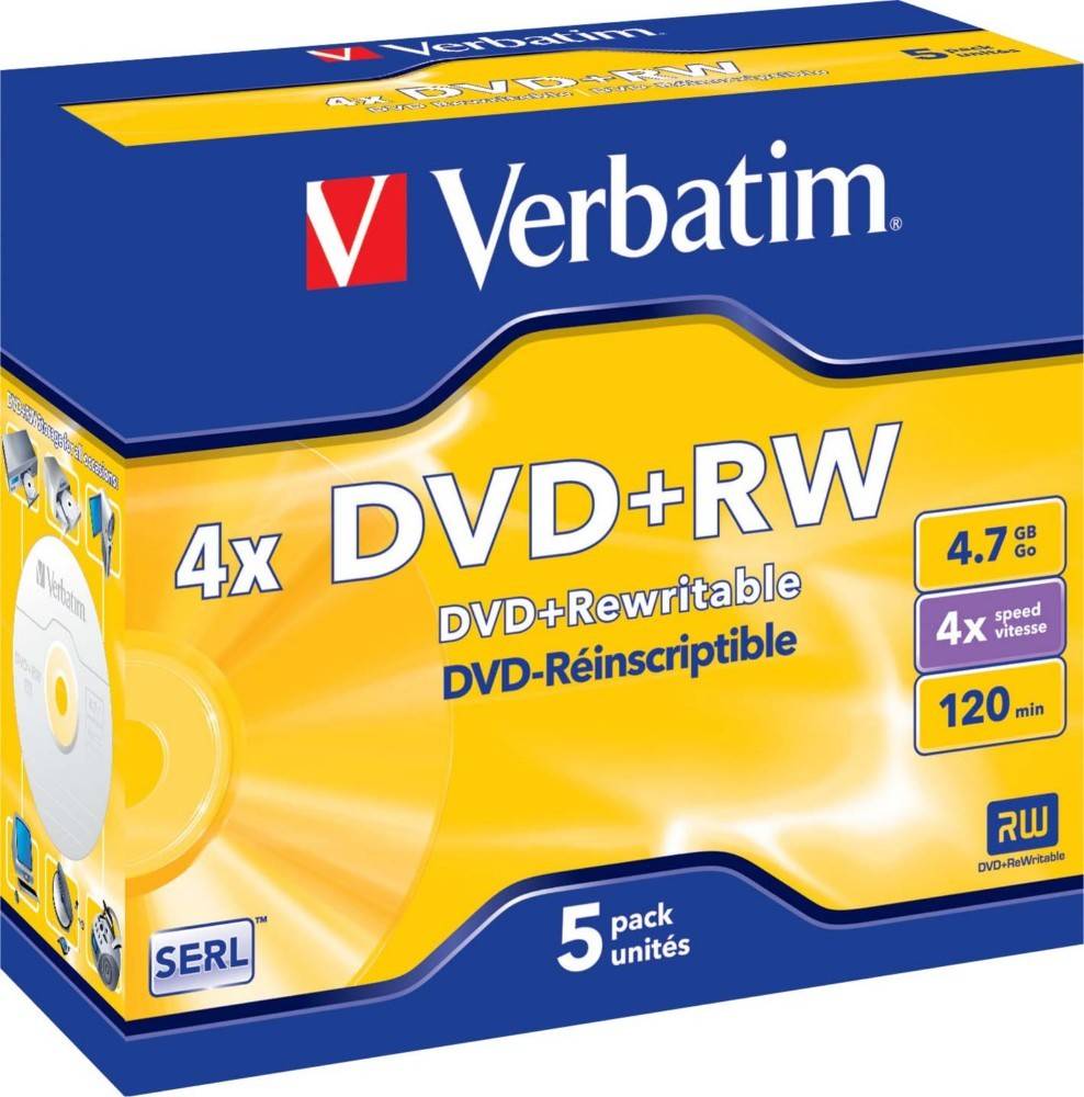 Verbatim DVD+RW VERBATIM 43229(VE5)