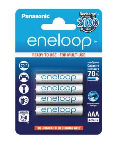 Panasonic eneloop BK-4MCCE - Batterie 4 x AAA - NiMH - (wiederaufladbar)
