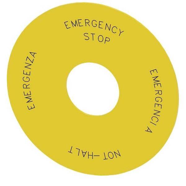 Siemens Dig.Industr. Unterlegschild 3SU1900-0BC31-0NB0