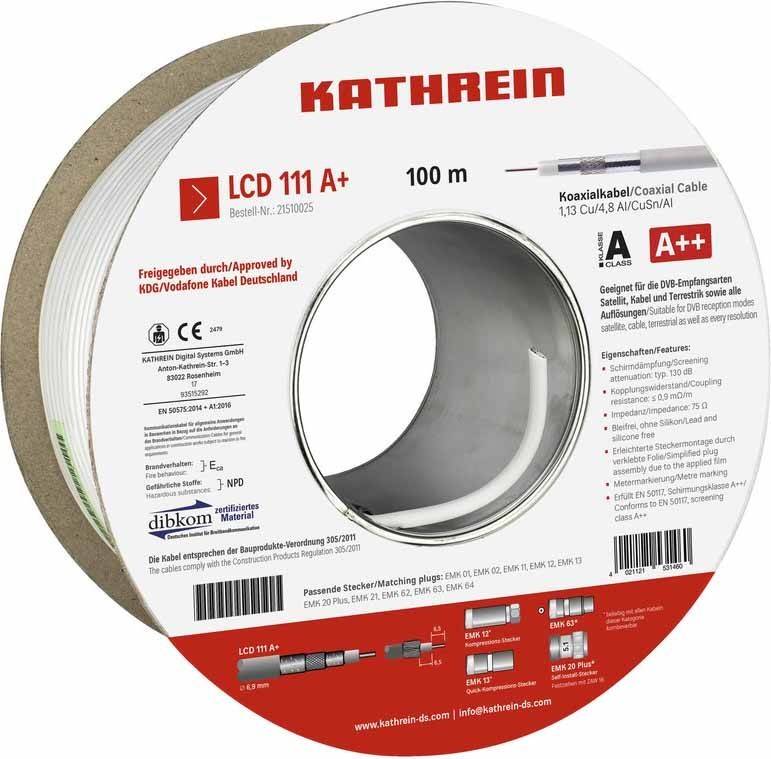 Kathrein Koaxialkabel LCD 111 A+/100m Eca
