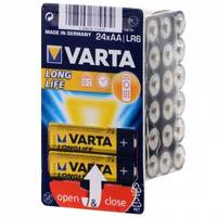 12 Stück Varta Cons.Varta Batterie Longlife AA 4106 Tray 24