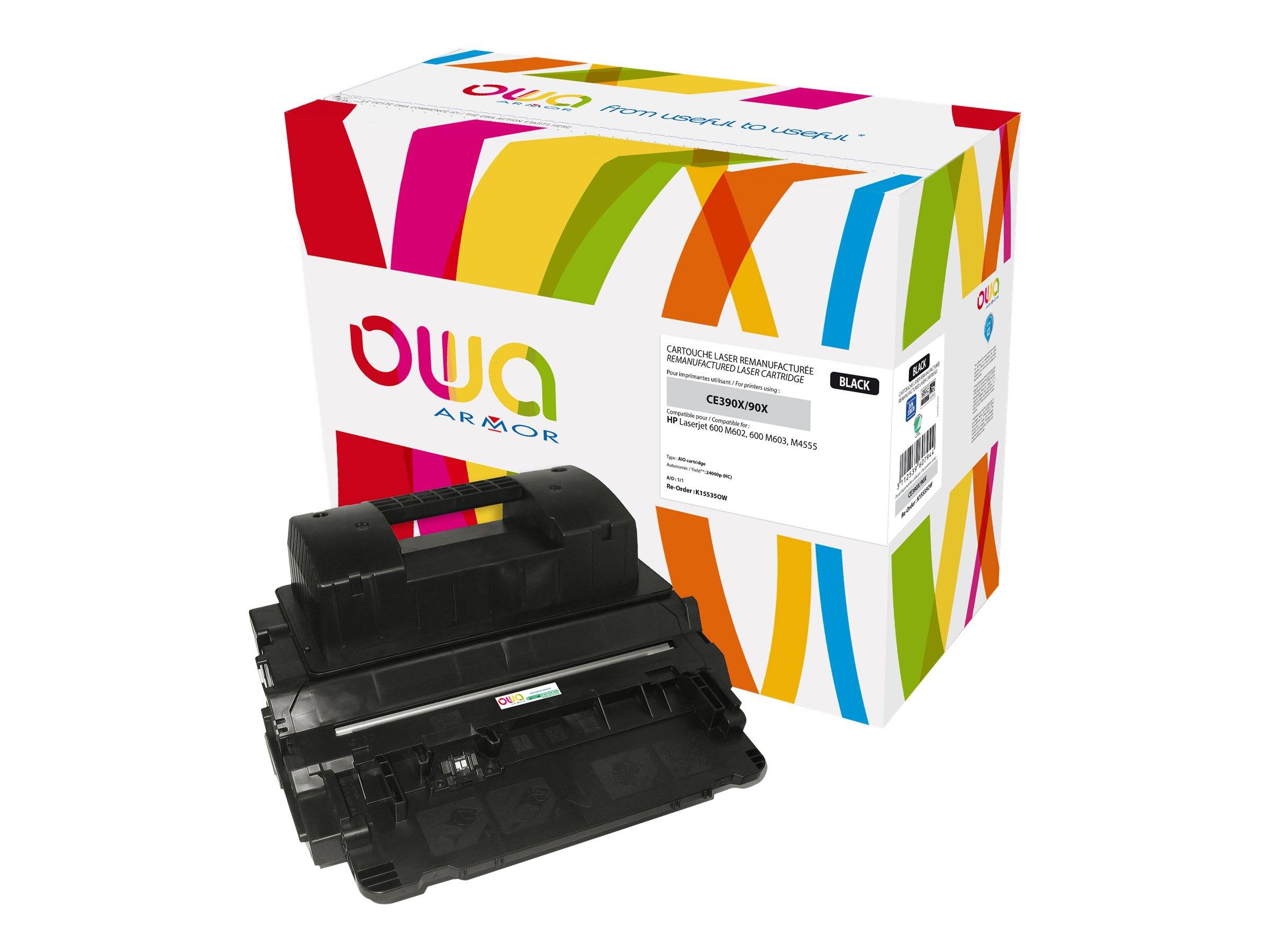 Armor Schwarz - kompatibel - Tonerpatrone - für HP LaserJet Enterprise 600 M602