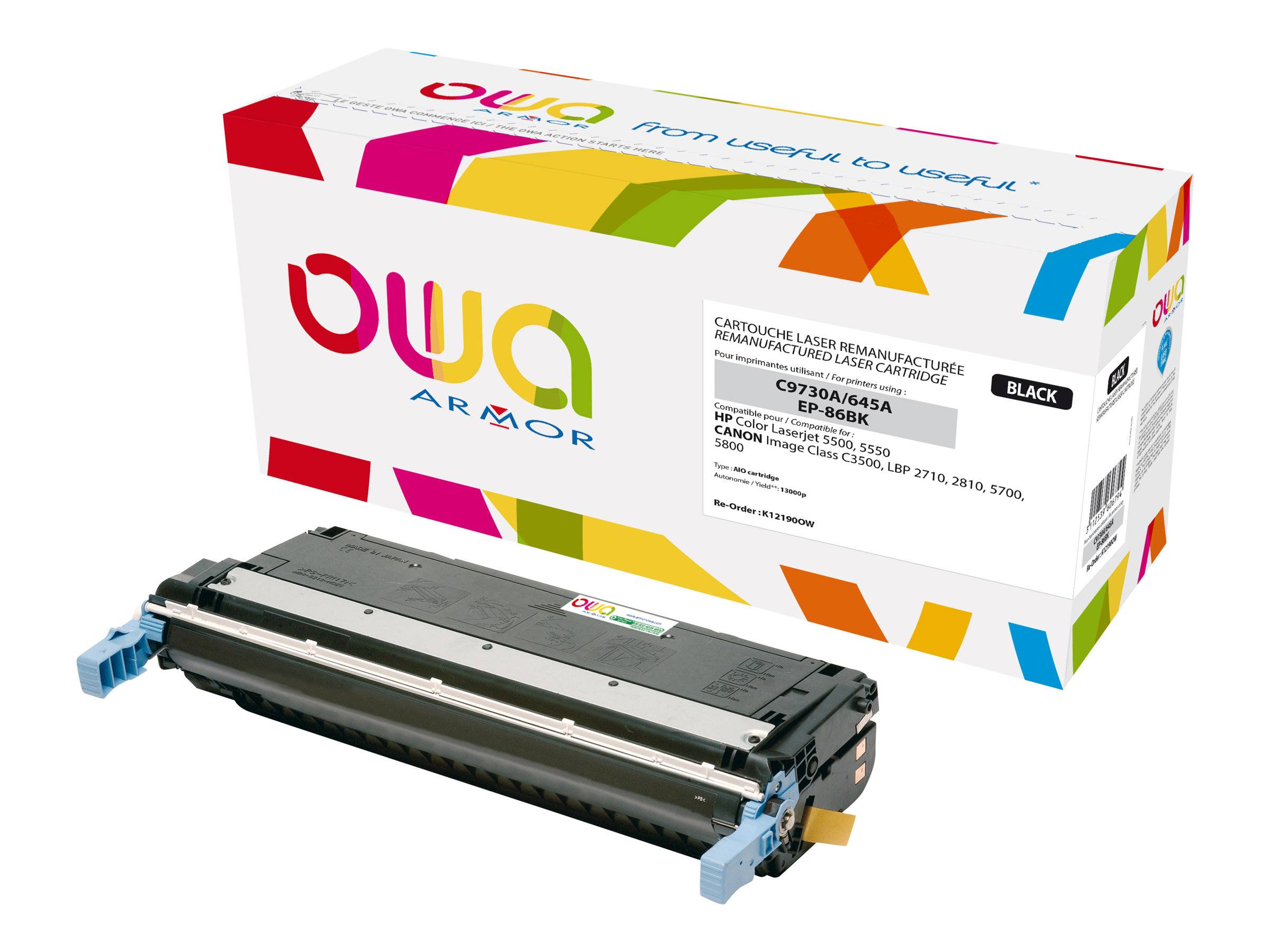 Armor - Schwarz - kompatibel - Tonerpatrone - für HP Color LaserJet 5500