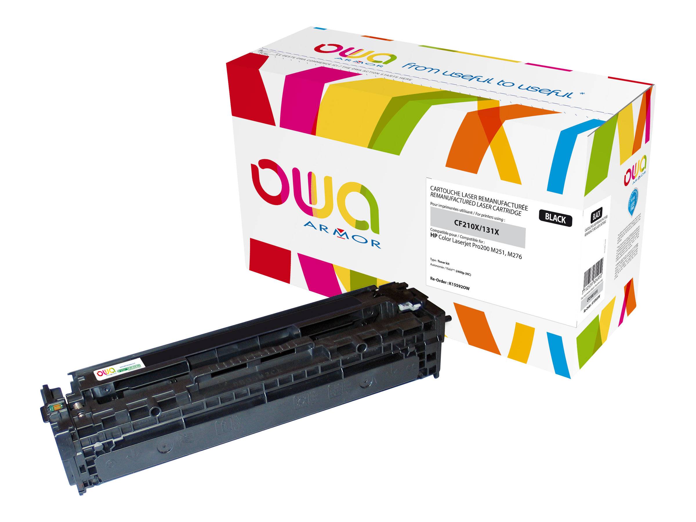 Armor K15592 - Schwarz - kompatibel - Tonerpatrone (Alternative zu: HP CF210X)