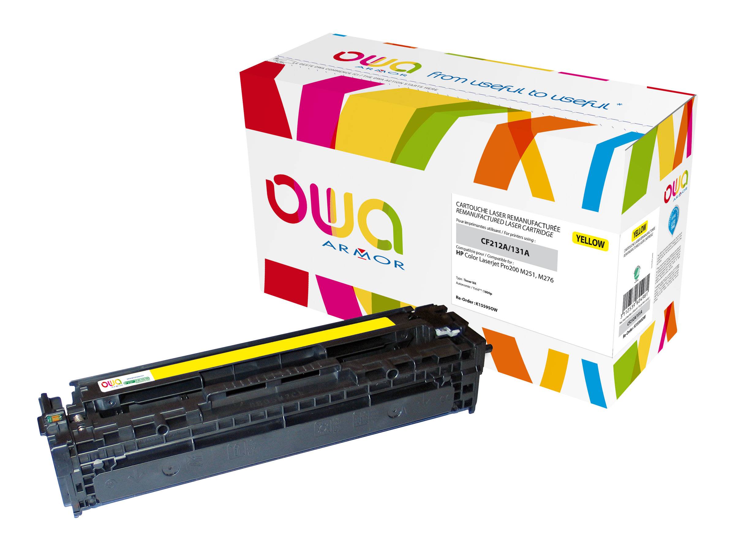 Armor OWA - Gelb - kompatibel - Tonerpatrone (Alternative zu: HP CF212A) - für H