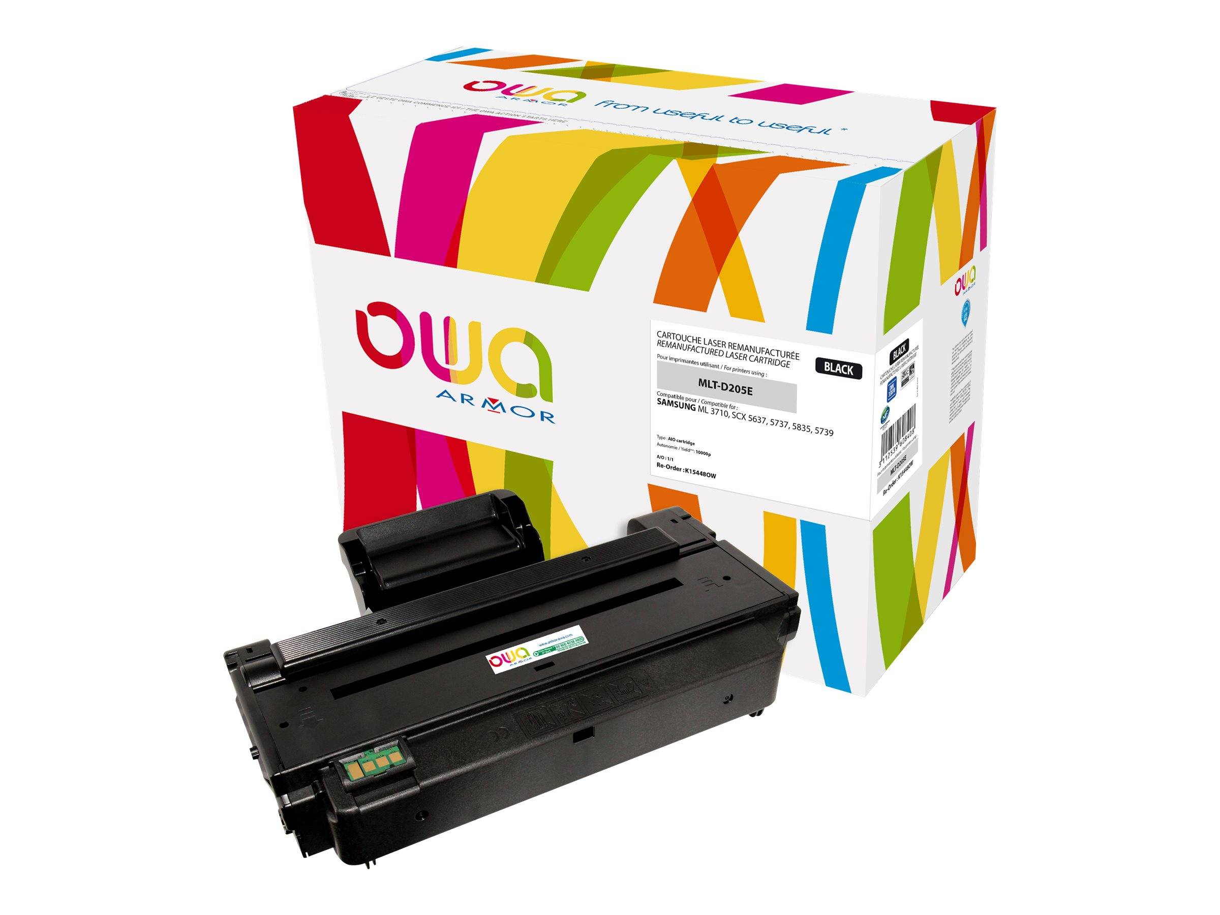 Armor Schwarz - kompatibel - Tonerpatrone - für Samsung ML-3710D - 3710DW - 3710