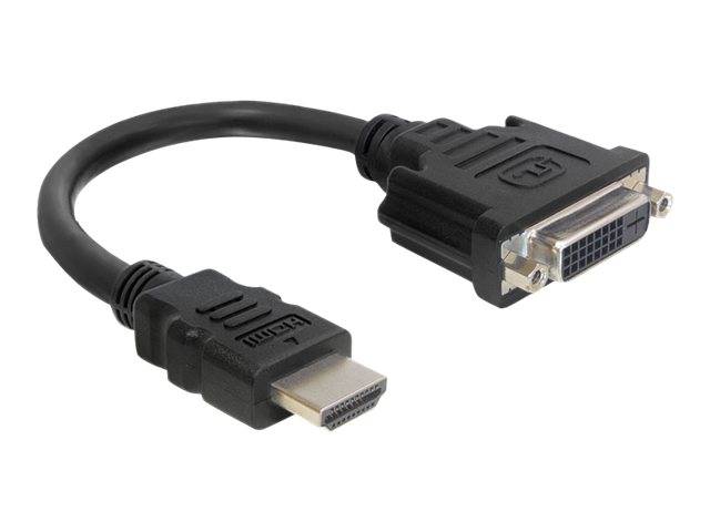 Delock - Adapterkabel - HDMI männlich zu DVI-I weiblich