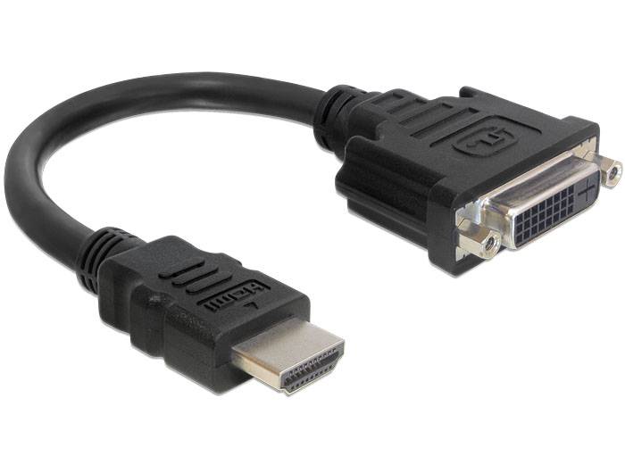 Delock - Adapterkabel - HDMI männlich zu DVI-I weiblich
